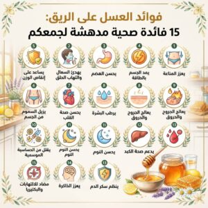 فوائد العسل على الريق 15 فائدة صحية مذهلة لجسمك